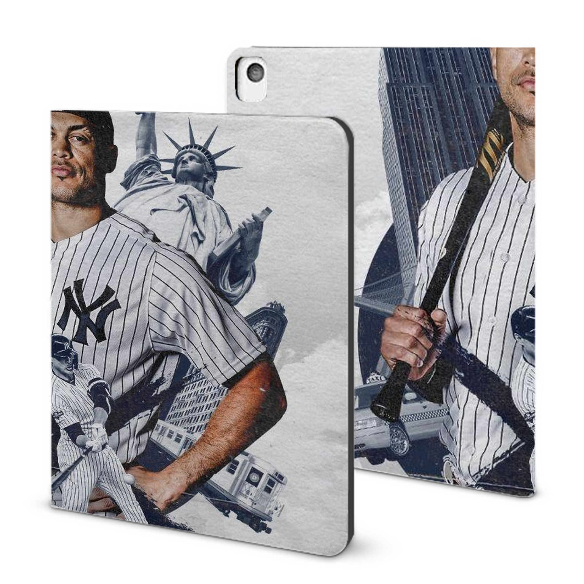Giancarlo Stanton 23 IPad Book-Style Case With Pencil Slot – Slim PU & TPU Cover – Full Protection, Precise Fit, Water & Scratch Resistant